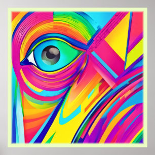 Póster Arcoiris Oye Wonder Art