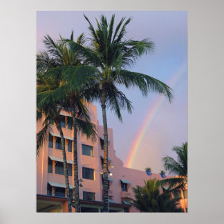 Póster Arcoiris real de Hawái
