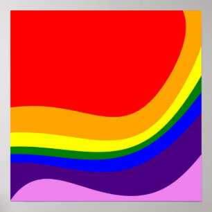 Póster Arcoíris Roy G Biv