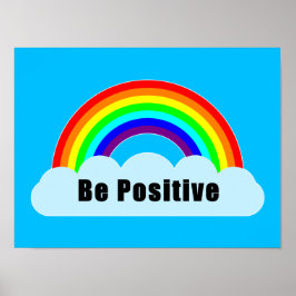 Póster ARCOÍRIS - Sé Positivo