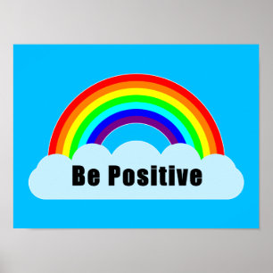 Póster ARCOÍRIS - Sé Positivo