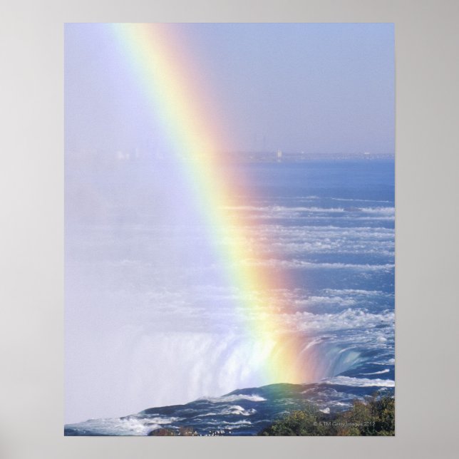 Póster Arcoiris sobre las cataratas del Niágara, Nueva Yo (Frente)