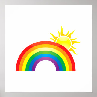Póster Arcoiris Sunny