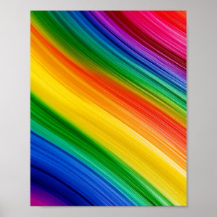 Póster Arcoíris vibrante de colores