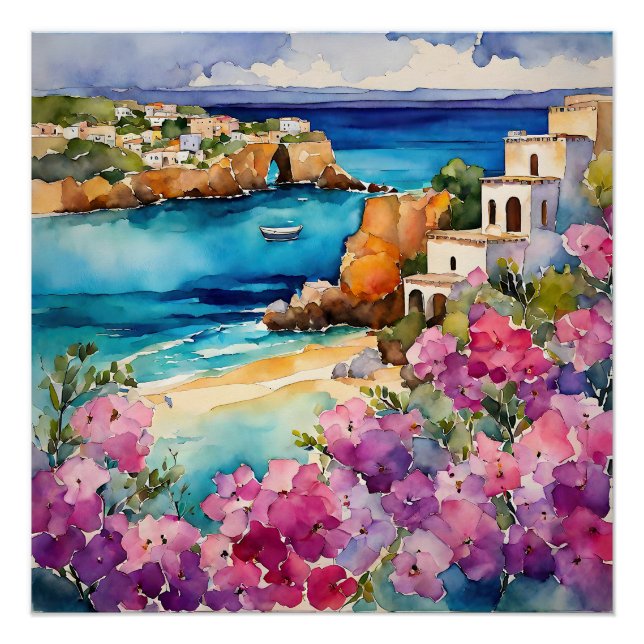 Póster "Arcos A Orillas Del Mar" (Anverso)