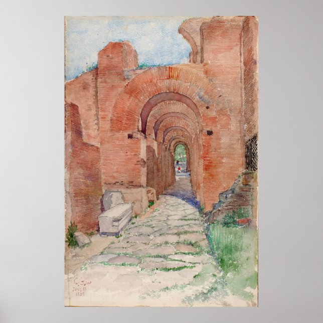 Póster Arcos del Palacio de Nero (1933) Cass Gilbert (Frente)