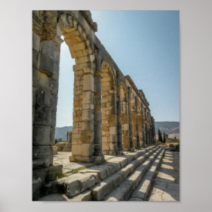 Póster Arcos romanos de Volubilis - poster