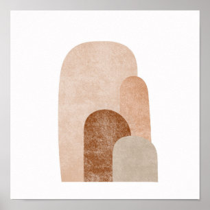 Póster Arcs Boho Simple Dibuja Boho Moda Estética Bohe