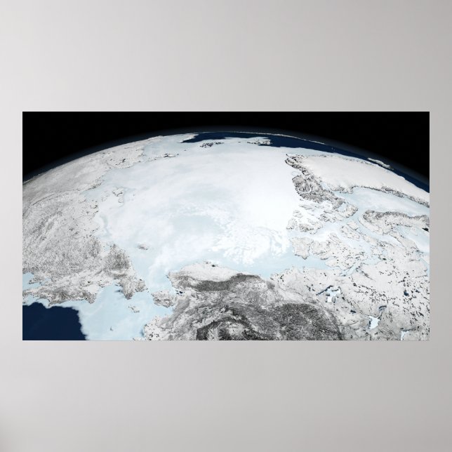 Póster Arctic sea ice 2 (Frente)