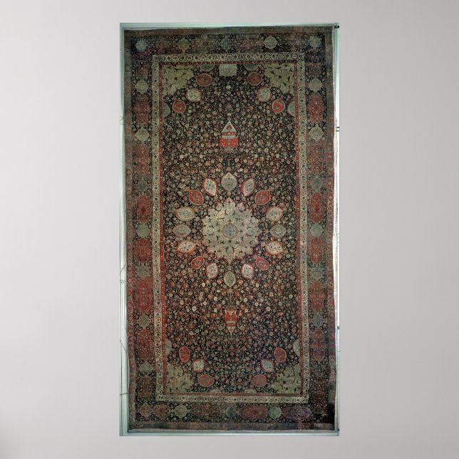 Póster Ardabil carpet made for the mosque at Ardabil (Frente)