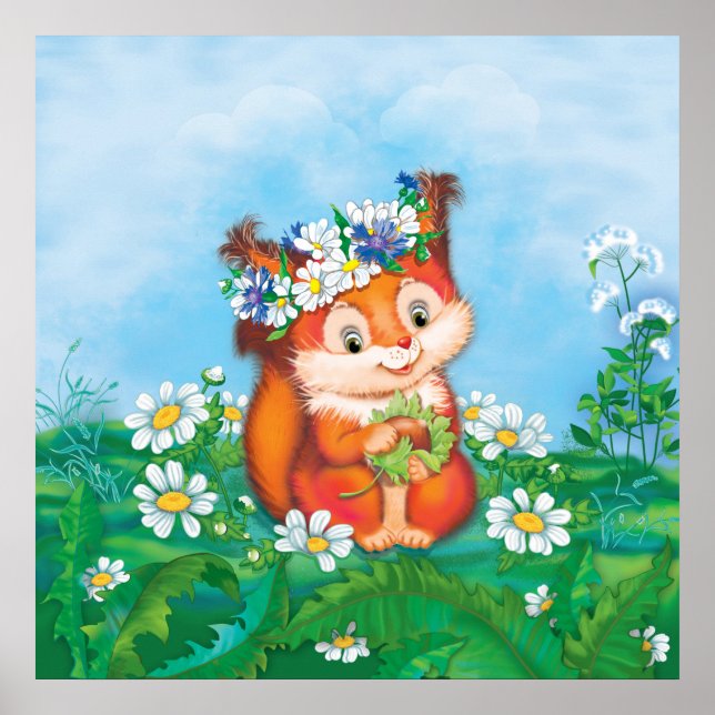 Póster Ardilla (Frente)