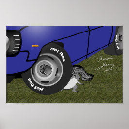 Póster Ardilla caliente.