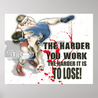 Póster arduo de trabajo
