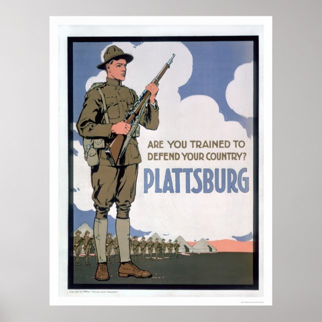 Póster Are you Trained to Defend? (US02066) (Frente)