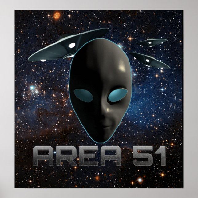 Póster Área 51 (Frente)