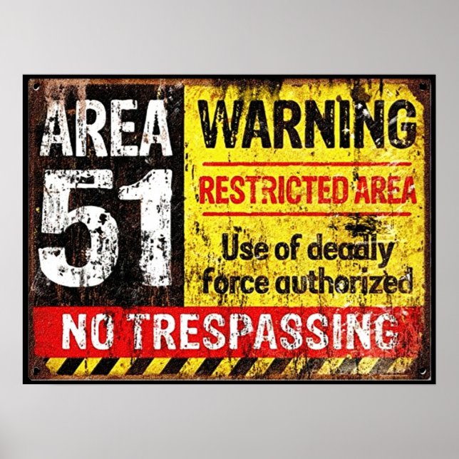 PÓSTER ÁREA 51 (Frente)
