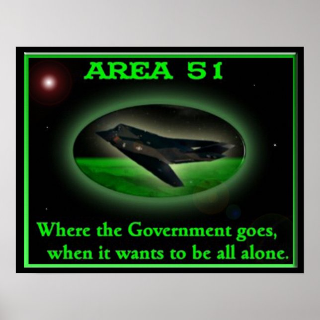 Póster Área 51 poster (Frente)