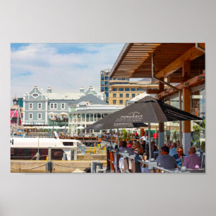 Póster Área costera de Ciudad del Cabo