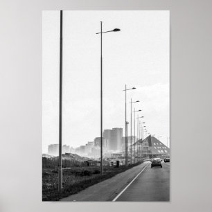 Póster Área de Blouberg de Ciudad del Cabo ZA Sudáfrica M