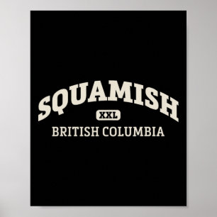 Póster Área de diseño de escalada en roca de estilo Squam