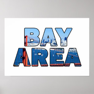 Póster Área de la Bahía de San Francisco