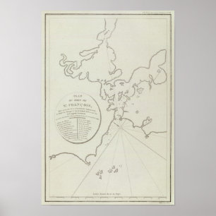 Póster Área de la Bahía de San Francisco de California