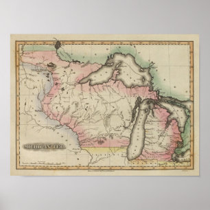 Póster Área de Michigan