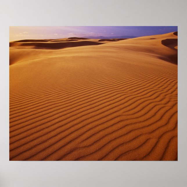 Póster Área de Recreación Nacional de las Dunas de Oregón (Frente)