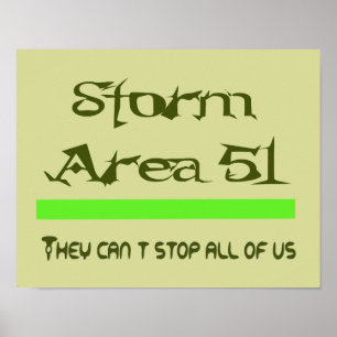 Póster Área de tormenta 51