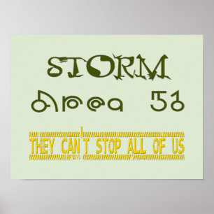Póster Área de tormenta 51