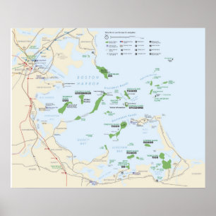 Póster Área recreativa nacional de las Islas del Puerto d