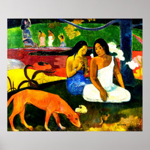 Póster Arearea de Paul Gauguin