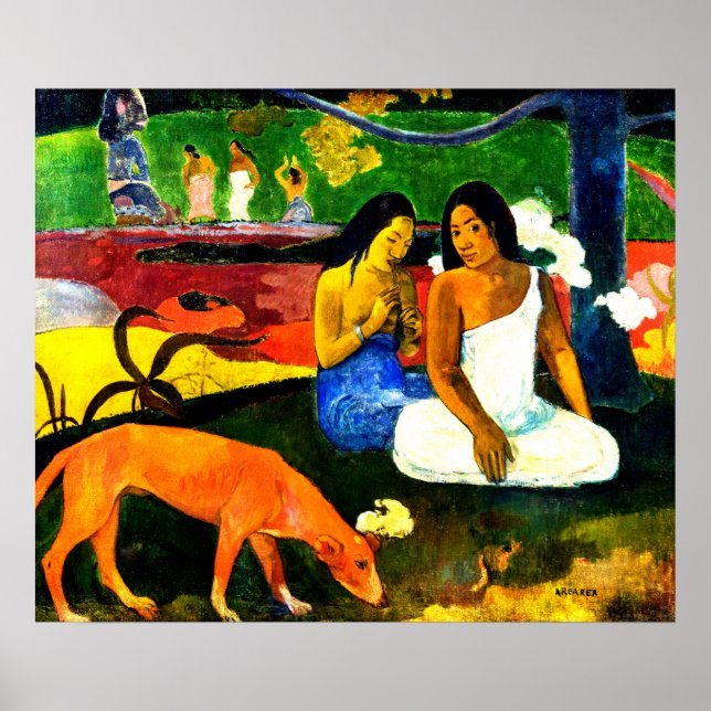 Póster Arearea de Paul Gauguin (Frente)