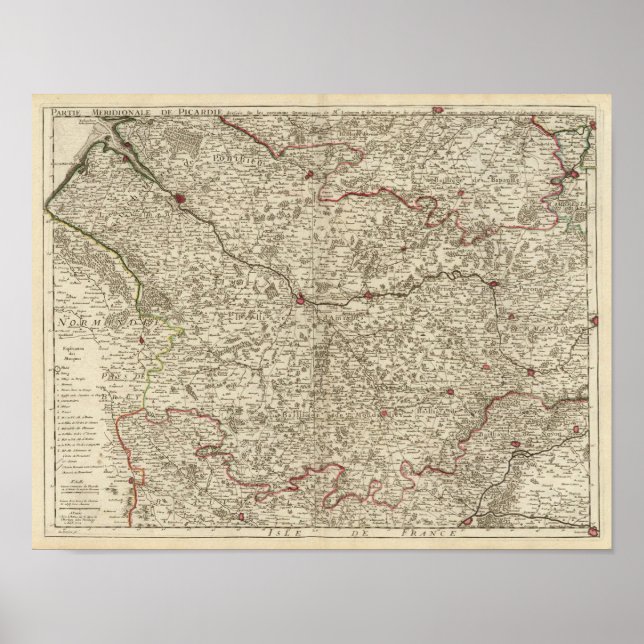 Póster Áreas urbanas de Francia 2 (Frente)