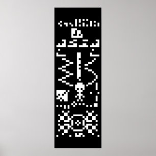 Póster Arecibo Binary Message Reply