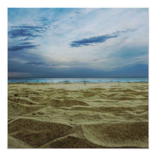 Póster Arena en la playa (Anverso)
