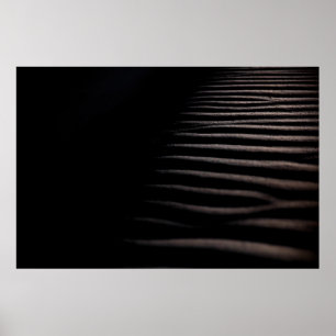 PÓSTER ARENA GRIS EN FOTOGRAFÍA DE CHIAROSCURO