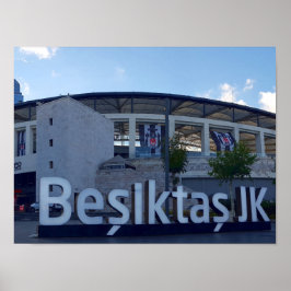 Póster Arena Vodafone, estadio de béisbol de Besiktas