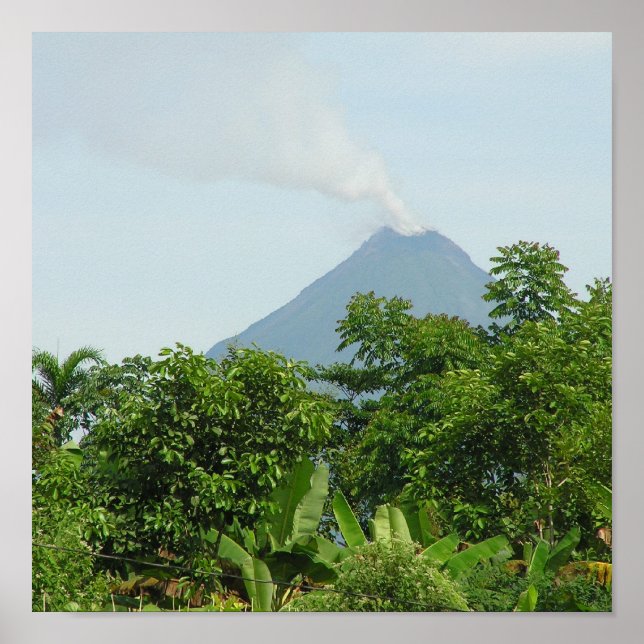 Póster Arenal, Costa Rica (Frente)