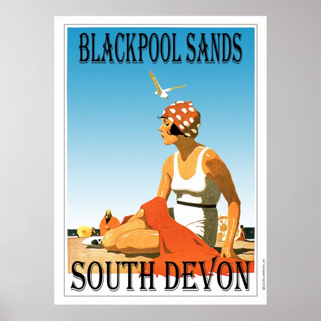 Póster Arenas de Blackpool, Devon del Sur (Frente)