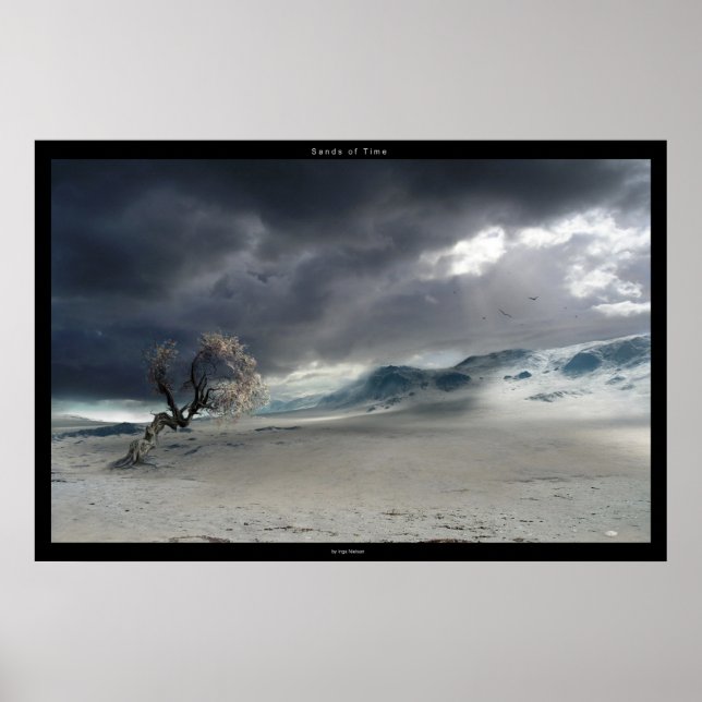 Póster Arenas de tiempo (Frente)