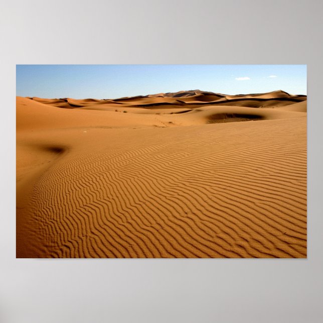Póster Arenas del desierto (Frente)