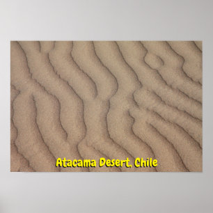 Póster Arenas del desierto de Atacama