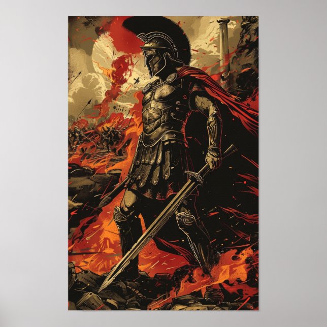 Póster Ares, Poster de Dios de la Guerra (Frente)