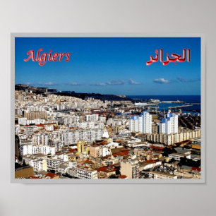 Póster Argelia - Algeri -