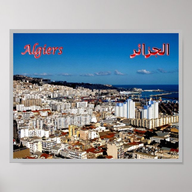 Póster Argelia - Algeri - (Frente)