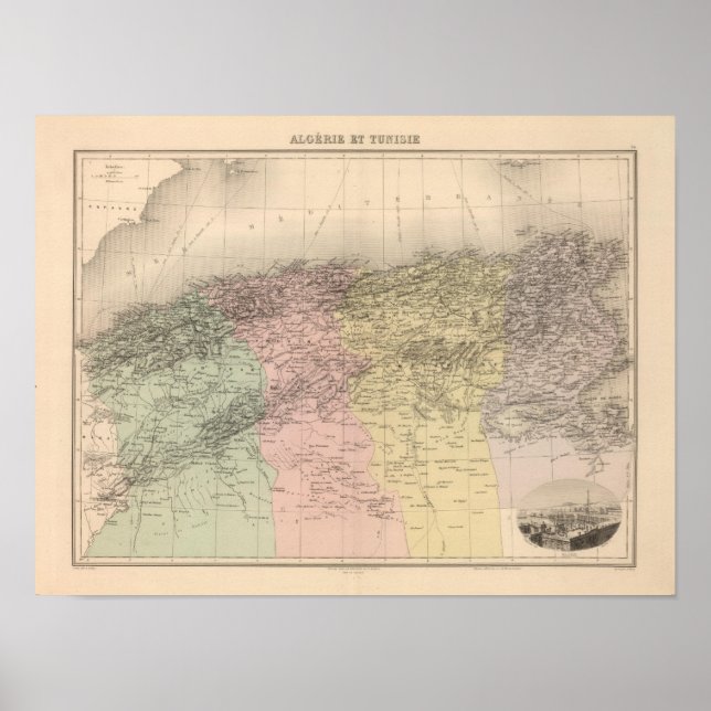 Póster Argelia y Túnez 2 (Frente)