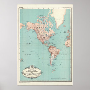 Póster Argentina Atlas 3