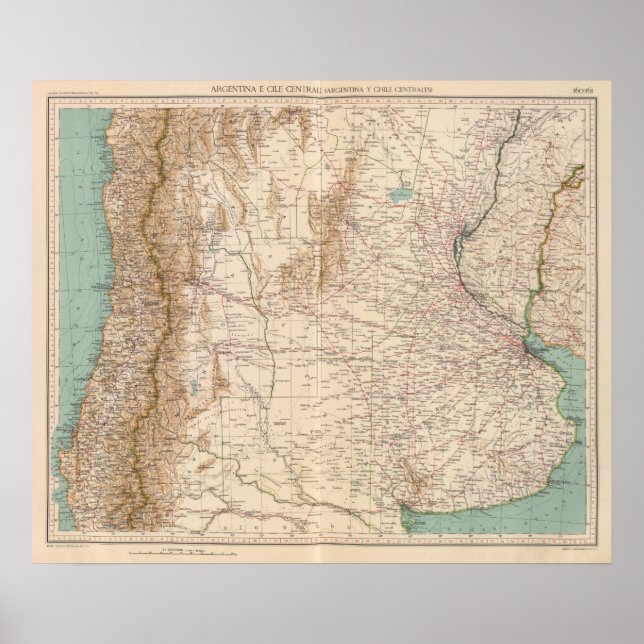 Póster Argentina Central y Chile 16061 (Frente)