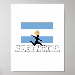 Póster Argentina Football Soccer National Team